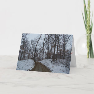 Das Leben kann hart und Kälte sein Karte