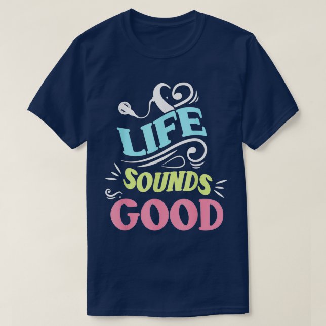 Das Leben klingt gut für das Bewusstsein der Cochl T-Shirt (Design vorne)