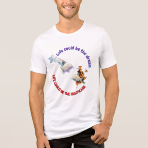 Das Leben könnte der Traum sein Tri-Blend Shirt