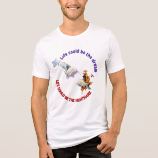 Das Leben könnte der Traum sein Tri-Blend Shirt