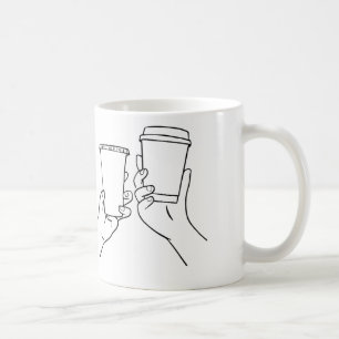 Das Leben nach dem Kaffee ist besser Kaffeetasse