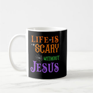 Das Leben ohne Jesus ist Beängstigender Fall Chris Kaffeetasse