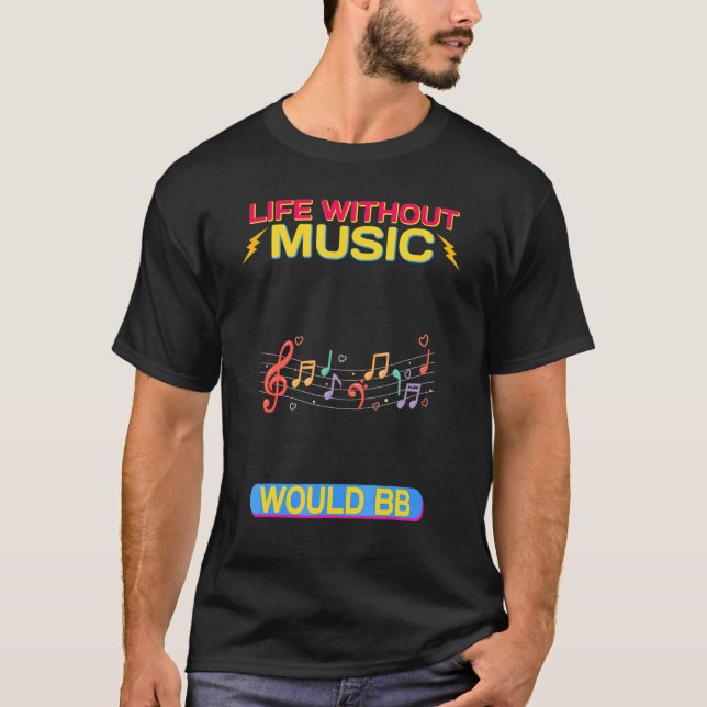 Das Leben ohne Musik wäre ein flatterndes Sarcasti T-Shirt (Vorderseite)