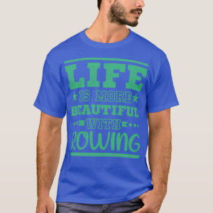Das Leben Schöner Ruderclub Cool Funny Rowing Rowe T-Shirt