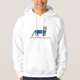 Das Leben sieht besser aus in Red Boots - Whimsica Hoodie
