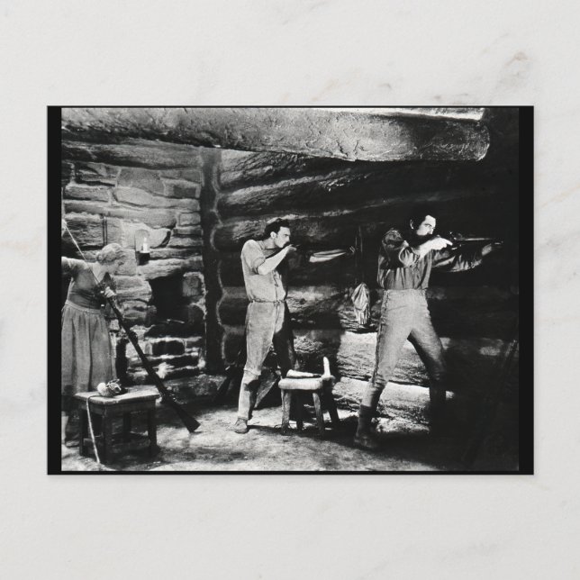 Das Leben und die Zeiten von Daniel Boone Postkarte (Vorderseite)