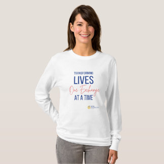 Das Leben verändern - Langschläfenoberteil T-Shirt