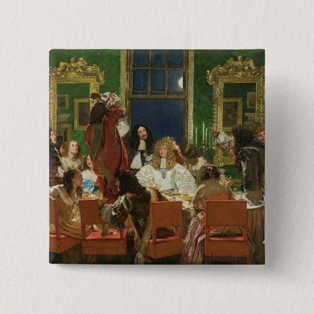Das Leben von Buckingham, 1853-55 (Öl auf Button (Vorderseite)