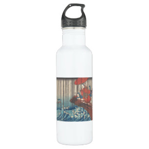 Das Leben von Nichiren Gebet für Regen Trinkflasche