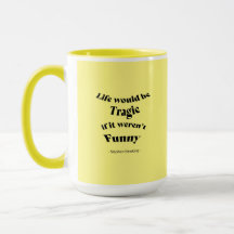 Das Leben wäre tragisch....Hawking Quote-Tasse