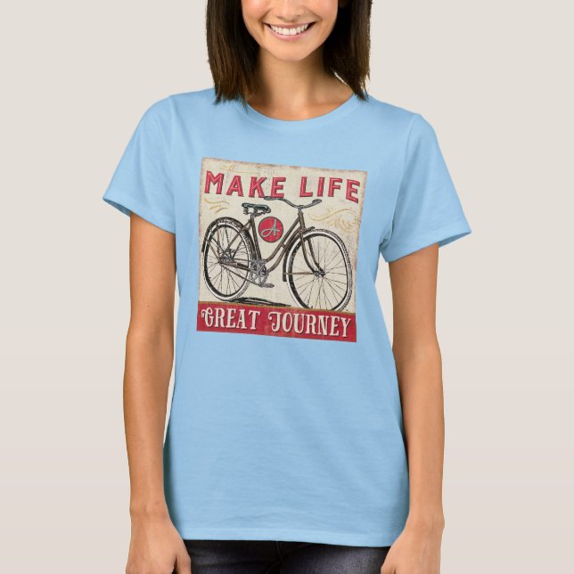 Das Leben zu einem tollen Reiseangebot machen T-Shirt (Vorderseite)