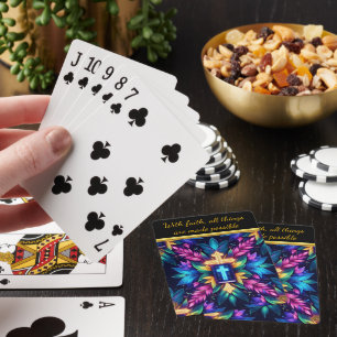 Das lebendige Kaleidoskop des Glaubens und der Sch Spielkarten