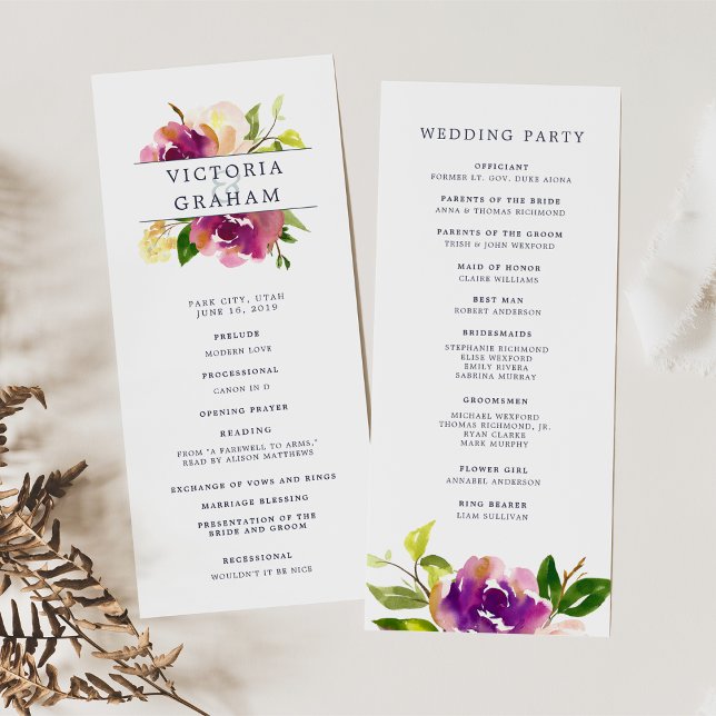 Das lebendige Programm zur Hochzeit von Bloom (Von Creator hochgeladen)