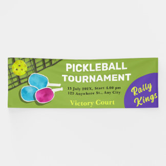 Das lebendige Turnierbanner für Pickleball Banner