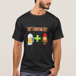 Das lebenslange Bierkit und das Design von Gnomen T-Shirt