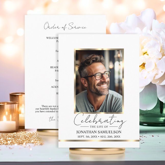 Das lebenslange Gold-Orden-Service-Programm Programm (Celebrating the life Gold Order of Service Program)