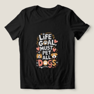 Das Lebensziel muss für alle Hunde gelten Tri-Blend Shirt