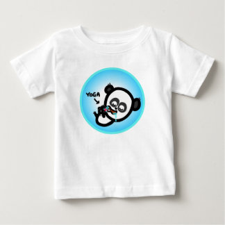 Das lebhafte Baby - Yoga-Panda Baby T-shirt