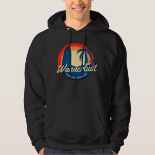Das lebhafte Strandhotel für Reisende Hoodie