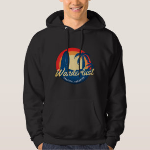 Das lebhafte Strandhotel für Reisende Hoodie