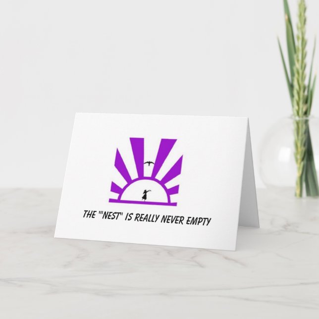 Das leere Nest Karte (Vorderseite)
