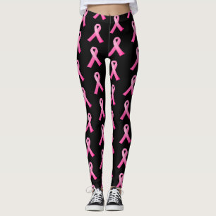 Das Leggings-Rosa Band der Frauen überleben Leggings