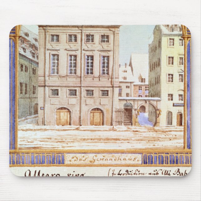 Das Leipzig Gewandhaus Mousepad (Vorne)