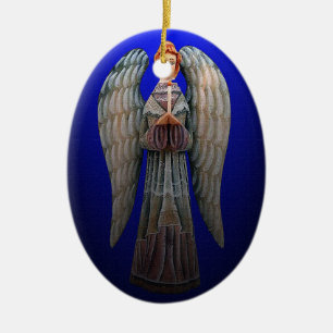 Das leitende Licht-Weihnachtsverzierung eines Keramik Ornament