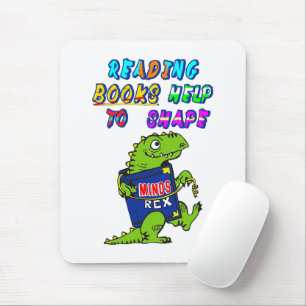 Das Lesen von Büchern hilft dabei, Minds zu formen Mousepad