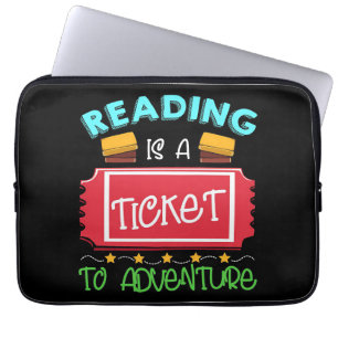 Das Lesen von Geschenken ist ein Ticket zum Abente Laptopschutzhülle