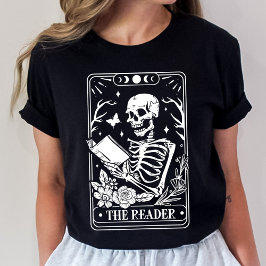 Das Leser-Tarot-Skelett T-Shirt