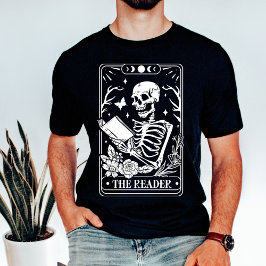Das Leser-Tarot-Skelett T-Shirt