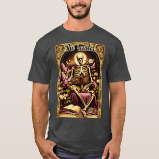 Das Leser-Tarot-Skelett T-Shirt