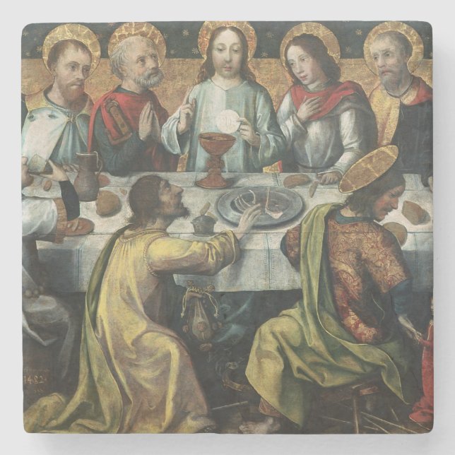 Das letzte Abendessen, 1482 Steinuntersetzer (Vorderseite)