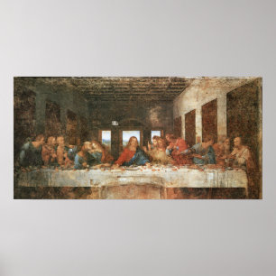 Das letzte Abendessen, 1495-1997, Leonardo da Vinc Poster
