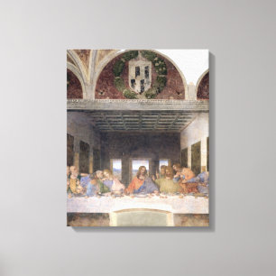 Das letzte Abendessen, 1495-97 3 Leinwanddruck