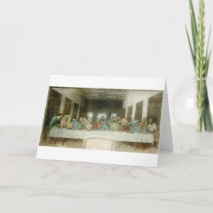 Das letzte Abendessen durch Leonardo da Vinci C. Karte