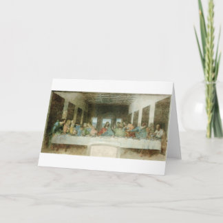 Das letzte Abendessen durch Leonardo da Vinci C. Karte