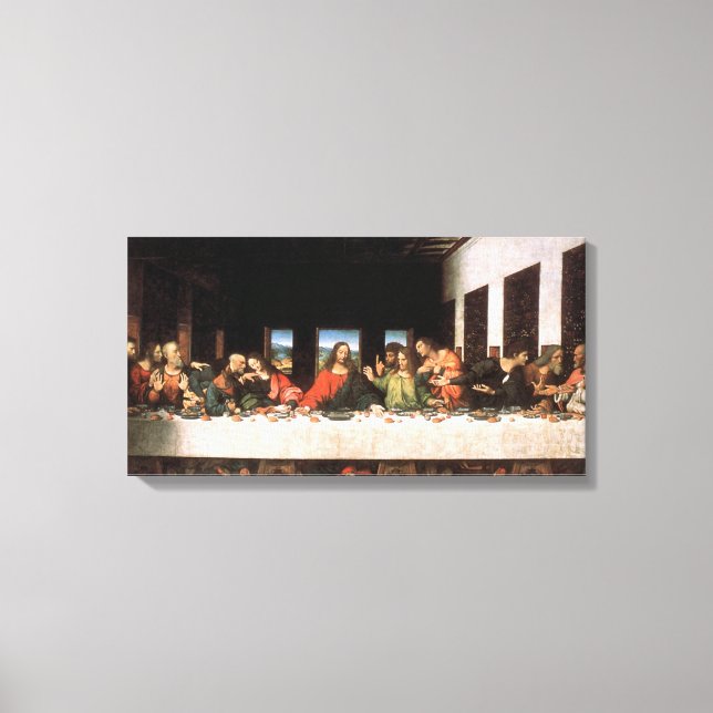 Das letzte Abendessen Leinwanddruck (Vorderseite)