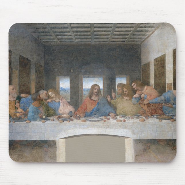 Das letzte Abendessen, Leonardo da Vinci, 1495-149 Mousepad (Vorne)