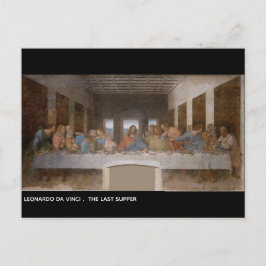 Das letzte Abendessen Leonardo Da Vinci Postkarte