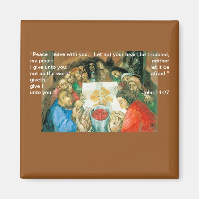 Das letzte Abendessen Magnet (Vorne)