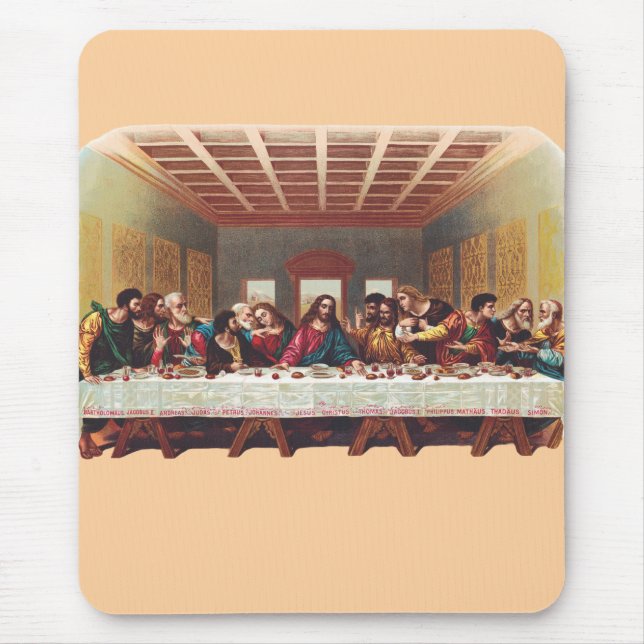 Das letzte Abendessen Mousepad (Vorne)
