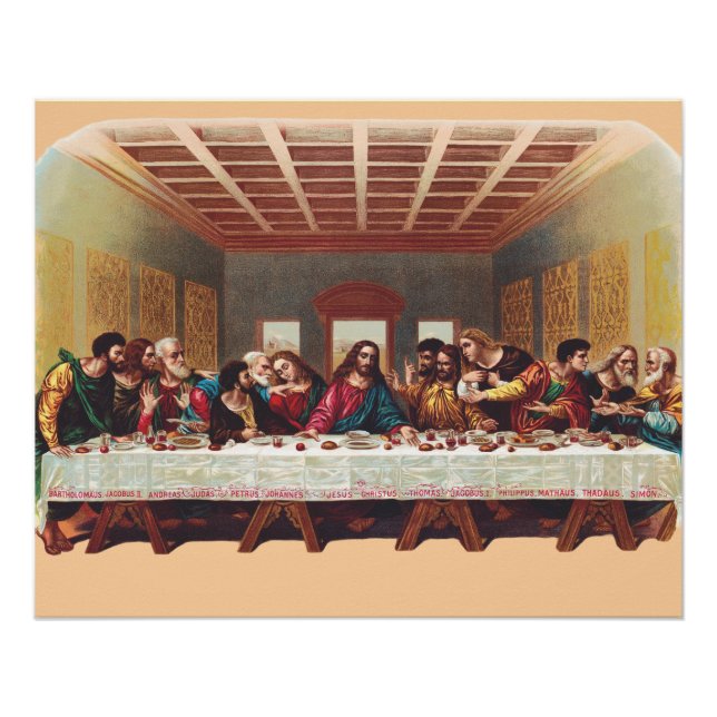 Das letzte Abendessen Poster (Vorderseite)