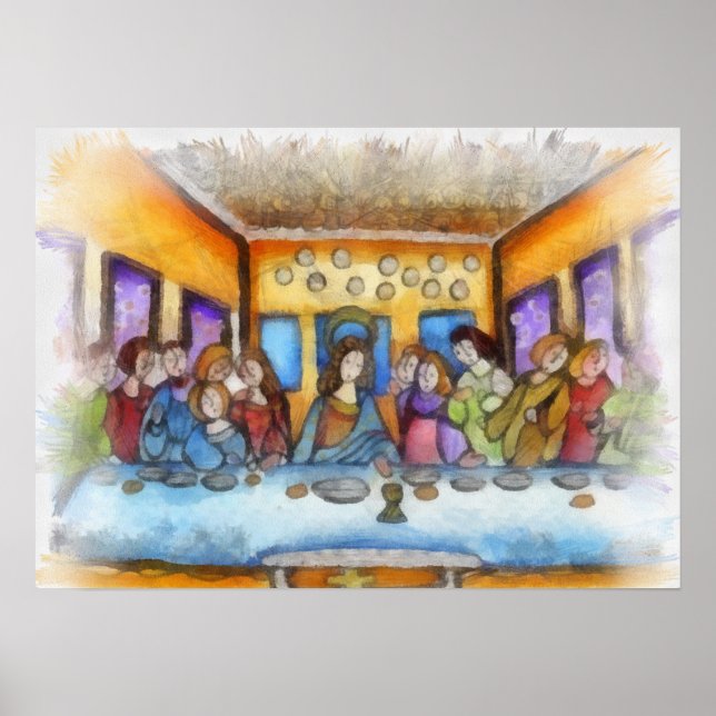 Das letzte Abendessen Poster (Vorne)