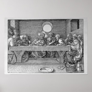 Das letzte Abendessen, Pub. 1523 Poster