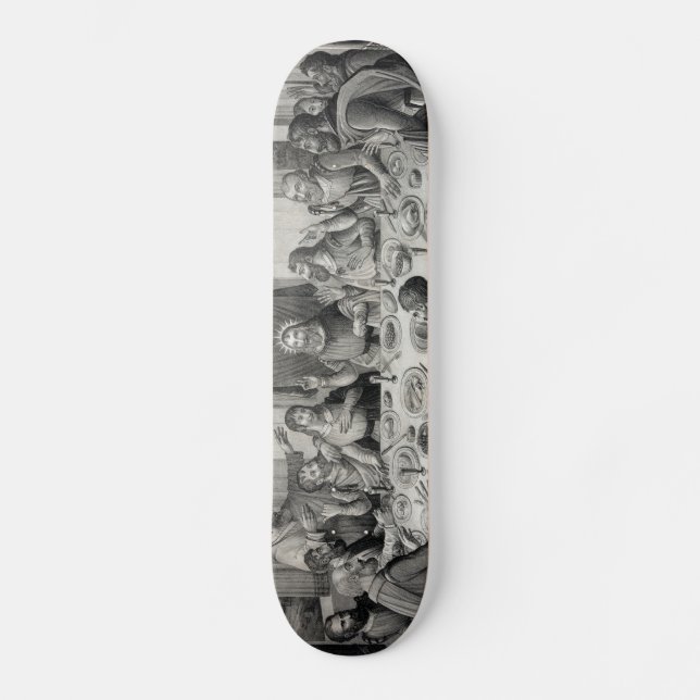 Das letzte Abendessen Skateboard (Vorderseite)