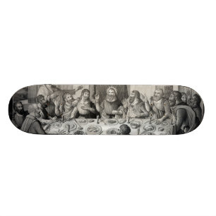 Das letzte Abendessen Skateboard