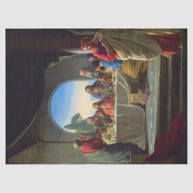 Das letzte Abendessen von Carl Bloch Seidenpapier (Vorderseite)