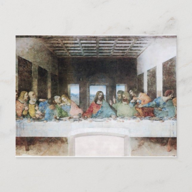 Das letzte Abendessen von Da Vinci Postcard Postkarte (Vorderseite)
